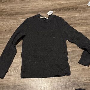 American Eagle Outfitters Dark Gray Long Sleeve Shirt